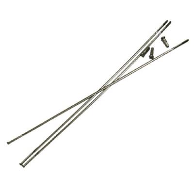 J-bend zipp cx ray lot de 3 rayons externes argent argent 226 mm