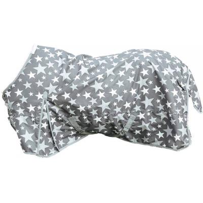Couverture Stars 600D doublée polaire Gris 135CM