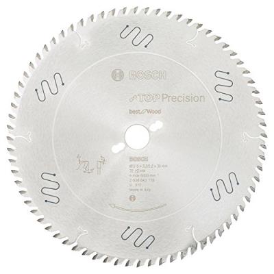 Bosch Top Precision Lame De Scie Circulaire pour Bois 315 X 30 X 3,2 Mm, 72, 2608642118