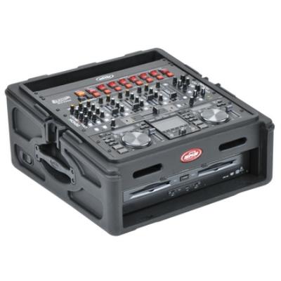 Accessoires sonorisation SKB 1SKB-R102 MEUBLE RACK ROTOMOUL 10X2 , PROFILS EN ACIER, DESSUS RIGIDE, OUVERTURES ACCS GAUCHE / D Rack 19 pouces ABS