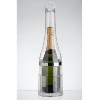 Seau à champagne bouteille isotherme 13x13x45cm