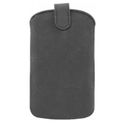Pouch universel vertical noir avec étoiles embossées