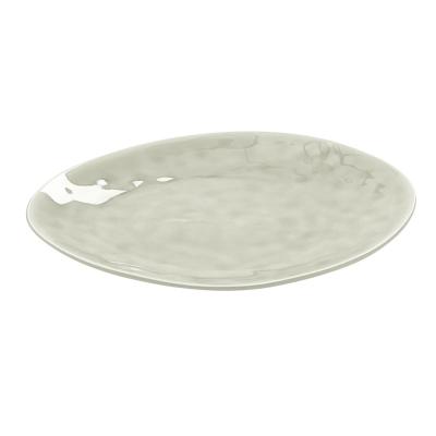 A la maison - Assiette plate champagne en ceramique Bi matiere mat et brillant (par 6)