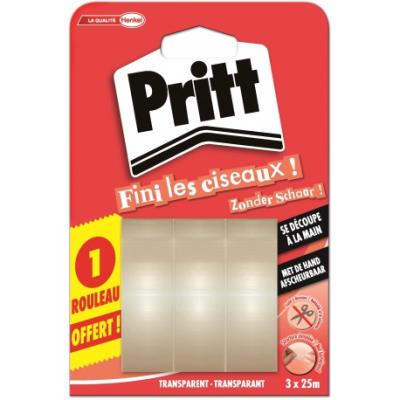 Rouleaux adhésifs Fini les ciseaux 25m 2+1 gratuit
