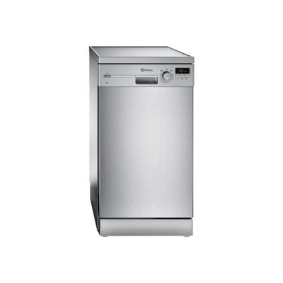 Balay 3VN502IA - Lave-vaisselle - pose libre - largeur : 45 cm - profondeur : 60 cm - hauteur : 84.5 cm - Acier