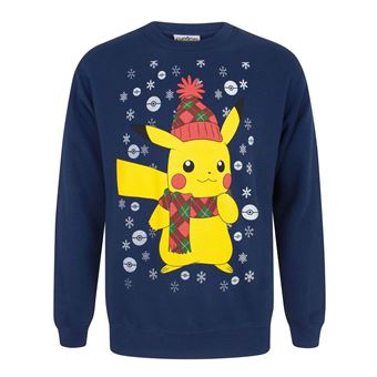 Pokemon Pikachu pull de Noël Homme (XXXL), Autre Produit dérivé, Top