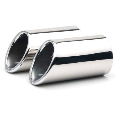 Top-Longer 2 x Le Tuyau d'Echappement du Gaz en Acier Inoxydable Embout