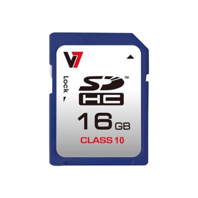 V7 VASDH16GCL10R-2E - flashgeheugenkaart - 16 GB - SDHC