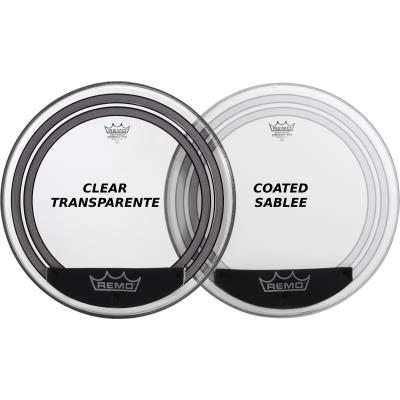 Peau grosse caisse remo powersonic 22 - transparente