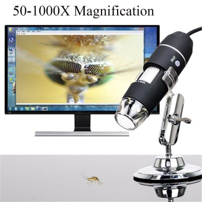 Microscope numérique USB 50x-1000x Grossissement 8 LED mini microscope Endoscope Pealer1875
