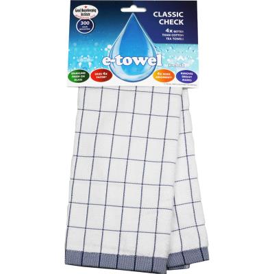 Torchon à vaisselle à carreaux bleus 8930111 - E-cloth