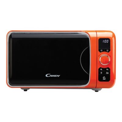 Candy EGO G25DCO - Four micro-ondes grill - pose libre - 25 litres - 900 Watt - orange métallisé