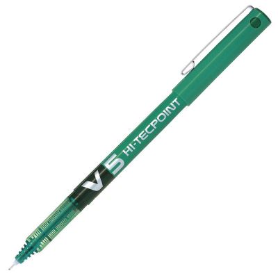 Aucune Vert Feutre Pilot V-5 Encre Liquide