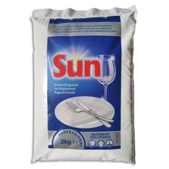 Sel régénérant Sun pour lave vaisselle - sachet de 2 kg pas cher