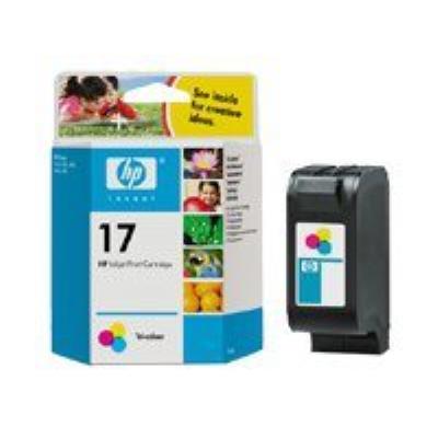 HP 17 - couleur (cyan, magenta, jaune) - originale - cartouche d'encre