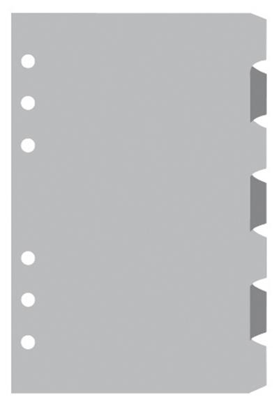 EXACOMPTA Recharge Organiseur Exatime 21 intercalaires de couleur jeu de 7
