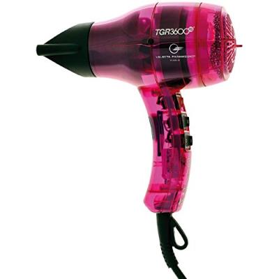 Sèche Cheveux TGR 3600 xs Rose fushia marque TGR velecta paramount livré avec 2 embouts nouveau modele 2015