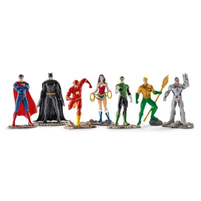 Figurines super héros : Grand set The Justice League : 7 figurines Schleich