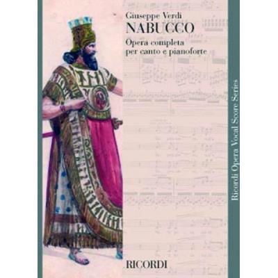 Partitions classique RICORDI VERDI G. - NABUCCO - CHANT ET PIANO Voix solo, piano