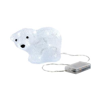 Ours polaire lumineux ''Klaas'' - 20 LED