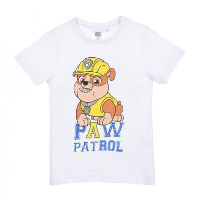 Pat Patrouille Tee shirt Garçon - Manches courtes - BLANC - 3 ans