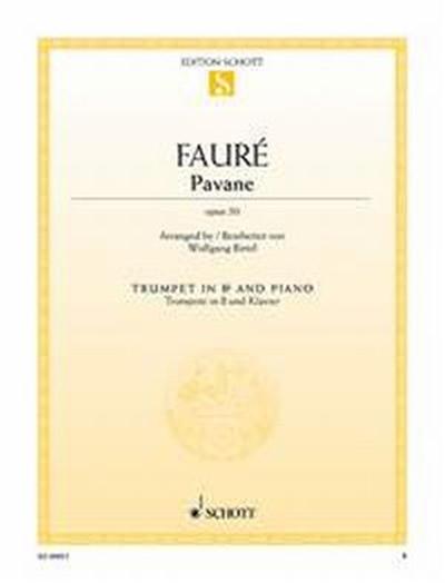 Faure Gabriel  Pavane Opus 50 - Trompette (Sib)/Piano