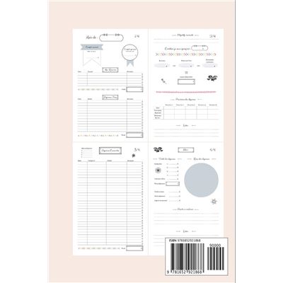 Kakebo carnet de compte - agenda pour tenir son budget mois par mois - 59  pages Format 15 x 22 cm - broché - NLFBP Editions, Livre tous les livres à  la Fnac