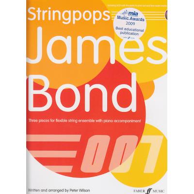 Partitions variété, pop, rock... FABER MUSIC STRINGPOPS JAMES BOND + CD - SCORE Musique films - comédies musical