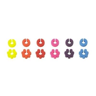 LURCH 210220 FANCY RINGS MARQUEUR DE VERRE LOT DE 12