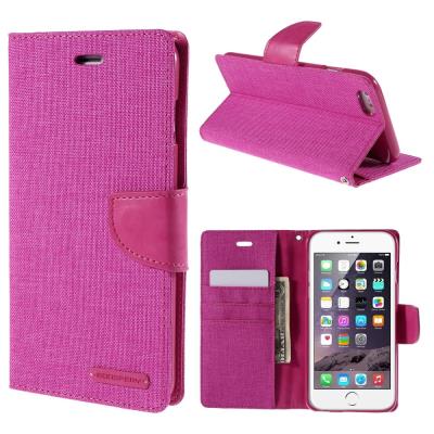 Etui en PU MERCURY Canvas pour Iphone 6s Plus / 6 Plus Plus - Rose