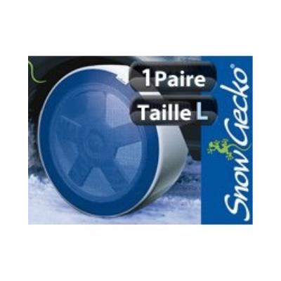 Paire de chaussettes à neige Snowgecko pour pneus taille L