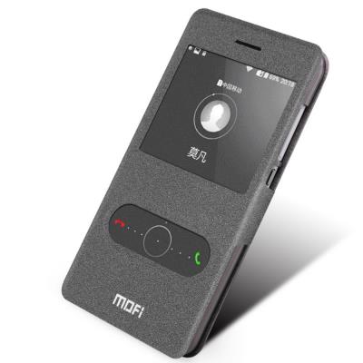 Etui en PU MOFI Hui pour Huawei Ascend P8 Lite Dual - Gris