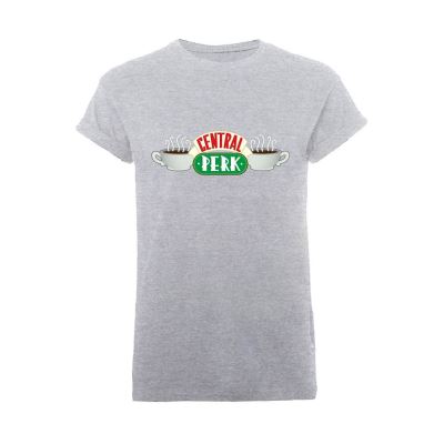 Femmes Amis Central Perk manches Rolled T-shirt: XX-Large
