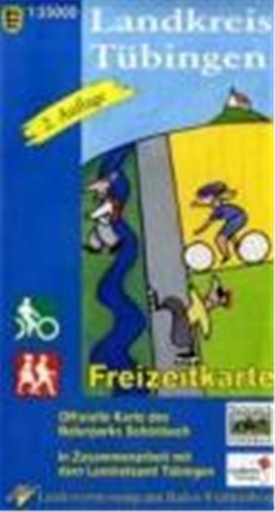 Landkreis Tübingen mit Naturpark Schönbuch 1 : 35 000