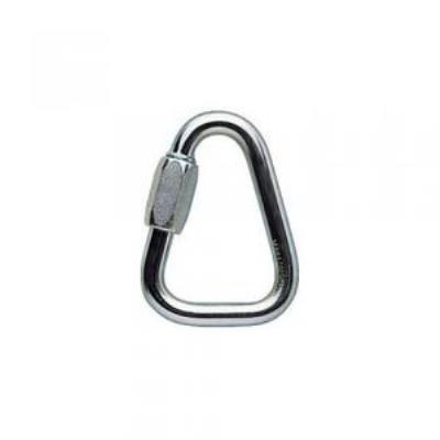 Maillon rapide triangulaire en acier, taille: fil 8 mm Petzl P11 8