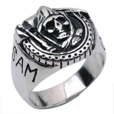 bague la mort SAM CRO 11us sons of anrachy chevaliere biker