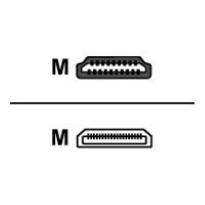 equip micro HDMI adapter - HDMI met ethernetkabel - 1 m