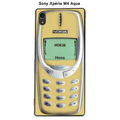 Coque Sony Xpéria M4 Aqua - Nokia 3310 Custard