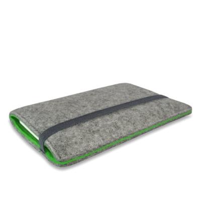 Stilbag Etui Feutre 'FINN' pour Apple iPhone 6 - Couleur: gris/vert