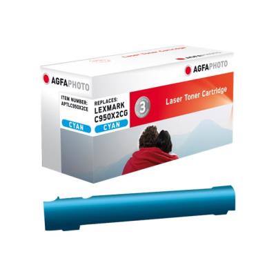 AgfaPhoto - cyaan - tonercartridge (alternatief voor: Lexmark C950X2CG)