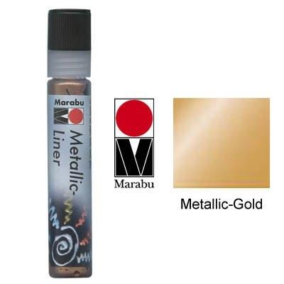Marabu couleur métallique metallic-liner, or métallique, mr180309784