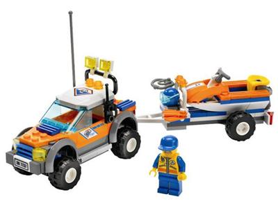 Lego - Le 4X4 Et Le Scooter Des Mers Des Garde-Côtes