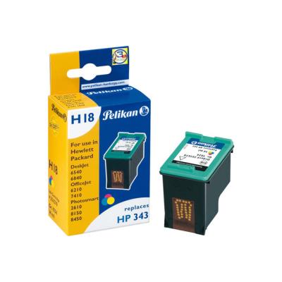 Pelikan H18 - kleur (cyaan, magenta, geel) - inktcartridge (alternative for: HP 343)