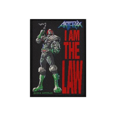 Anthrax Patch I Am The Law