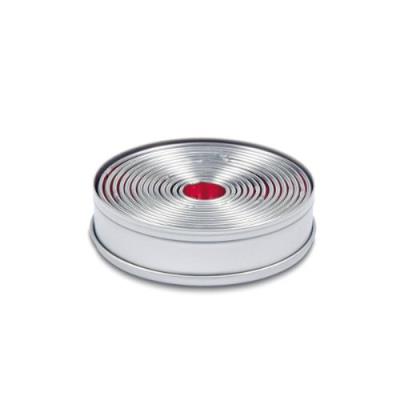 Städter 009073 lot de 14 emporte-pièce en fer-blanc de 2,5 à 11,5 cm