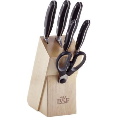 Bsf 19911-000-0 daytona set de couteaux avec bloc 7 pièces