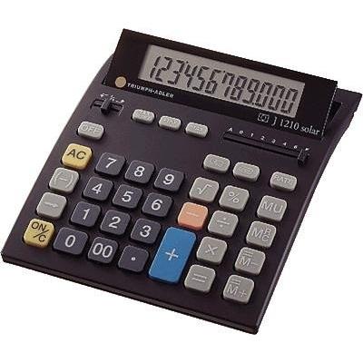 Calculatrice de bureau j-1210 solar triumph adler j1210solar