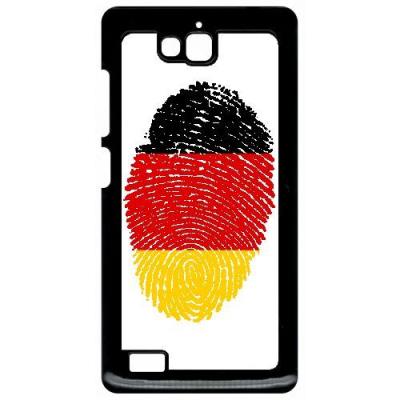 Coque huawei honor 3c et 3c 4g empreinte digitale drapeau allemagne germany
