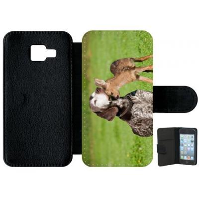 Etui samsung galaxy a3 2016 chien et petit chevreuil