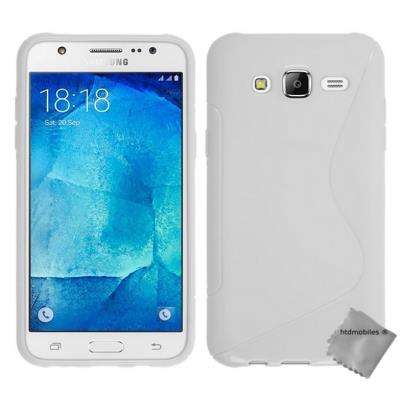 Housse etui coque pochette silicone gel fine pour Samsung Galaxy J5 (2016) - BLANC